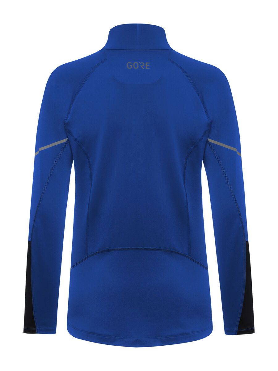GOREWEAR M Damen Mid Zip Shirt Langarm, ultramarine blue/black - Bild 3