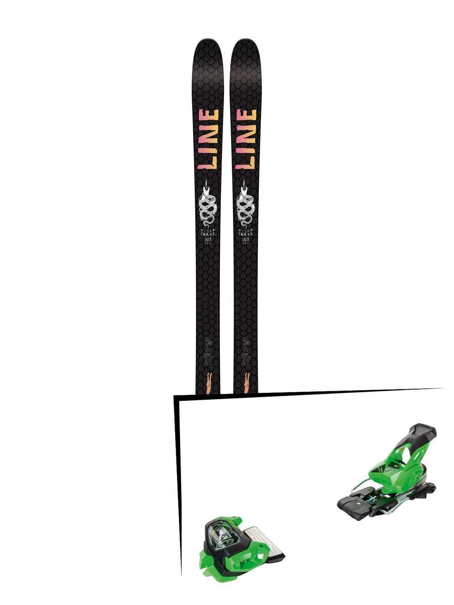 Set: Line Tigersnake 2018 + Tyrolia Attack² 16 GW green - Bild 1