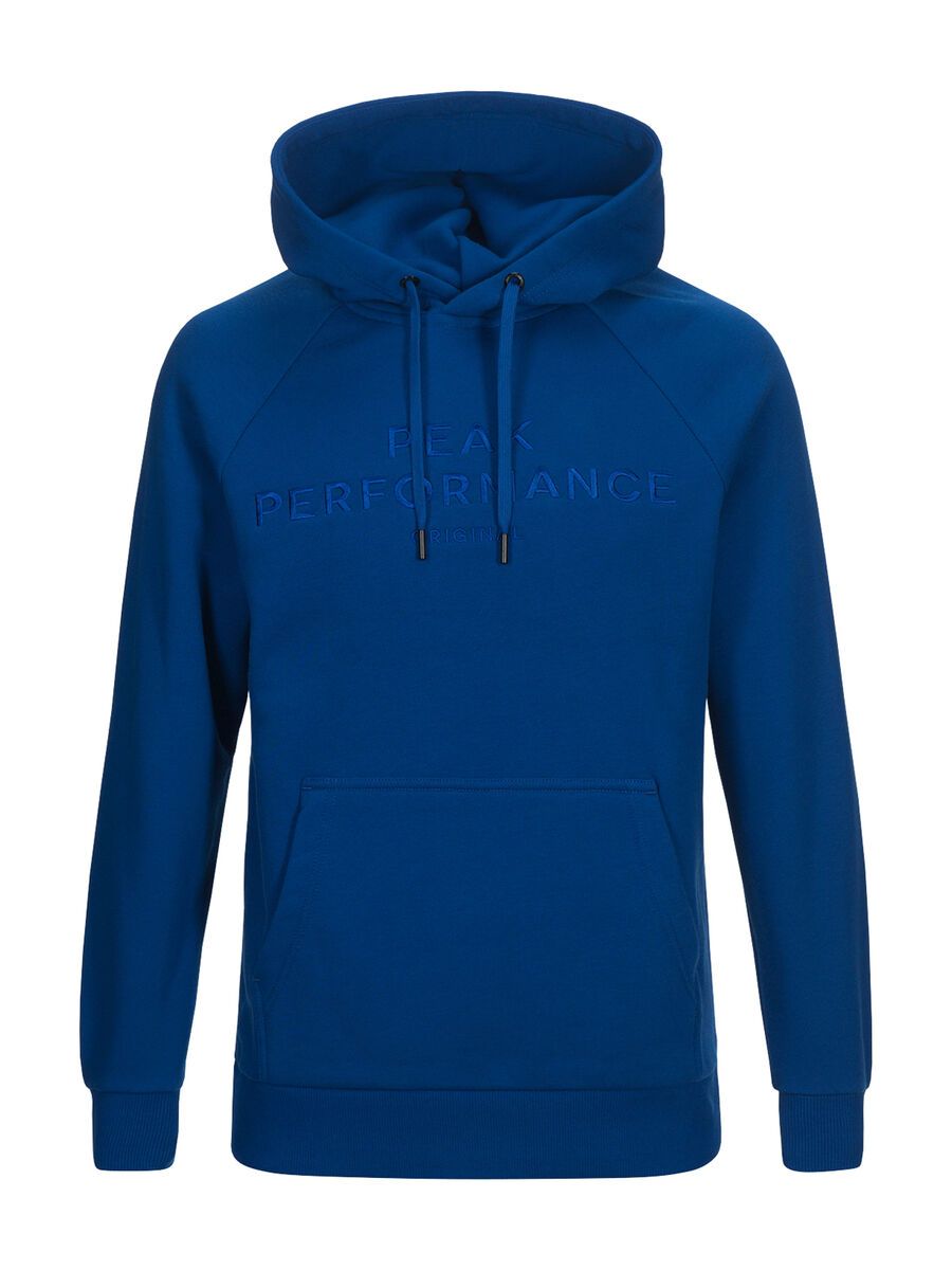Peak Performance Logo Hood, island blue - Bild 1