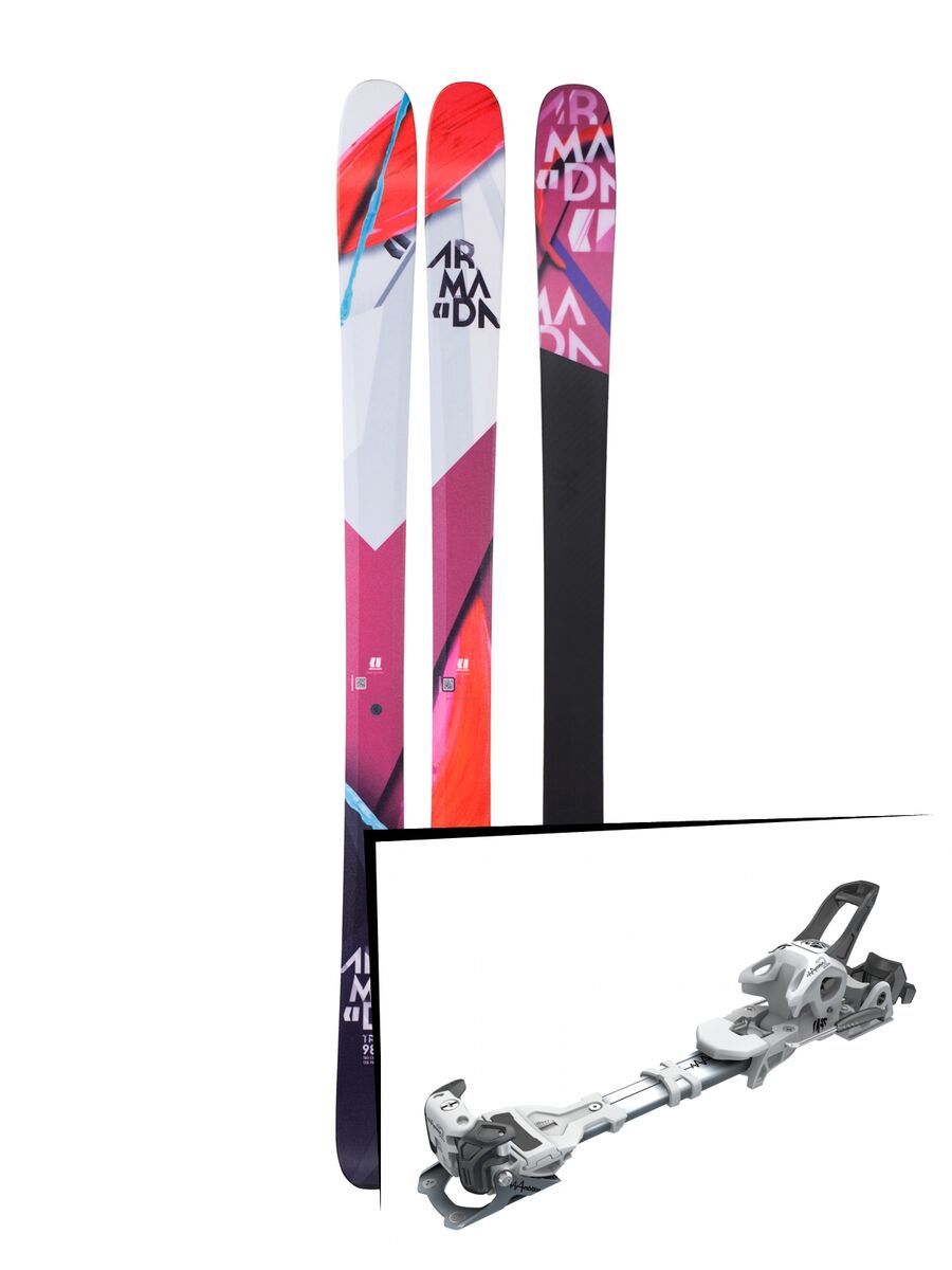 Set: Armada Trace 98 2018 + Tyrolia Ambition 12 AT solid white black - Bild 1