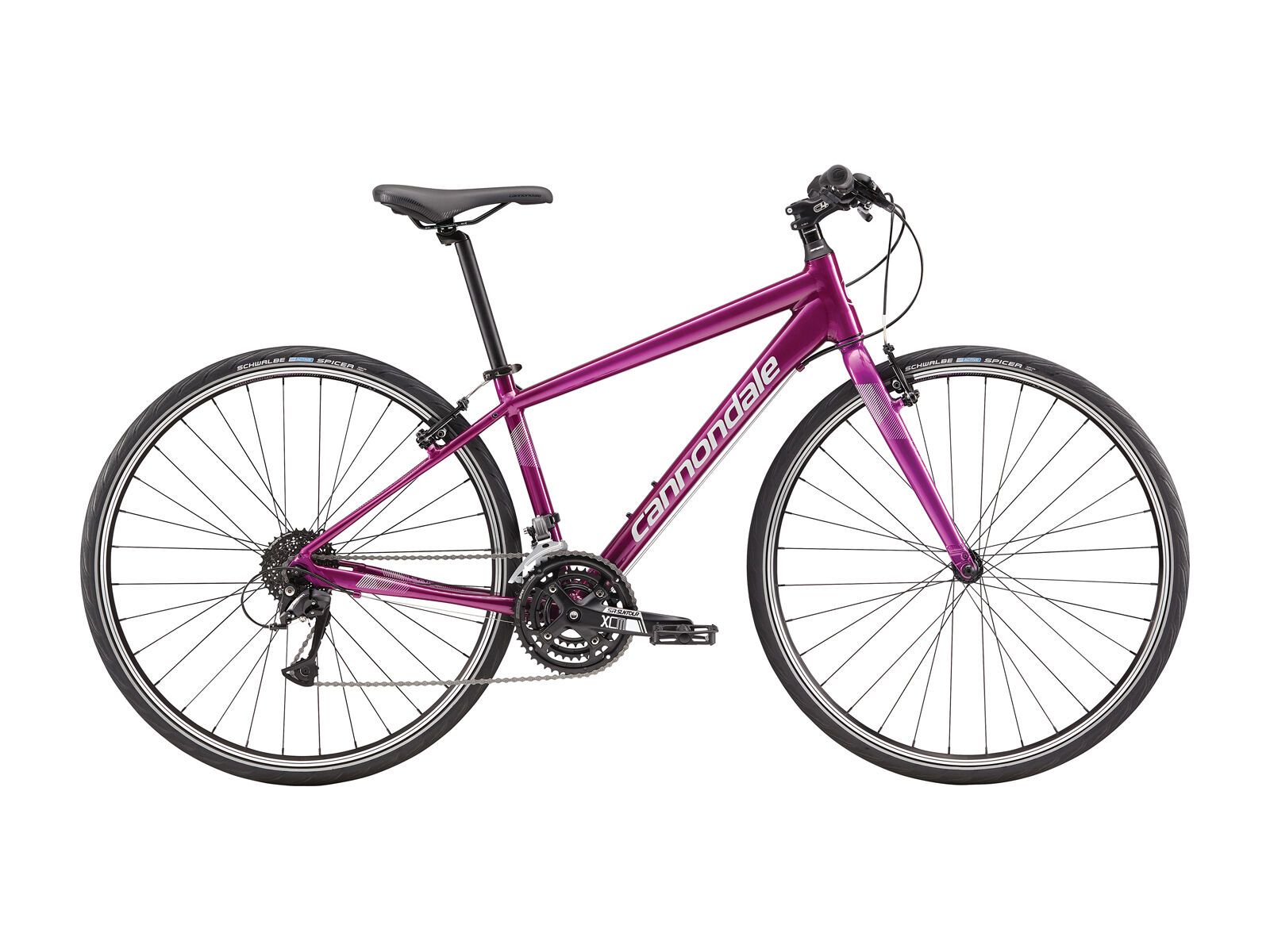 Cannondale Quick 6 Women's, road purple w/ primer and orchid, reflective detail, gloss - PUR - Bild 1
