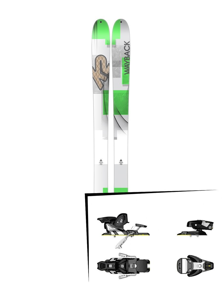 K2 SKI Set: Wayback 96 2016 + Salomon STH2 WTR 13 - Bild 1