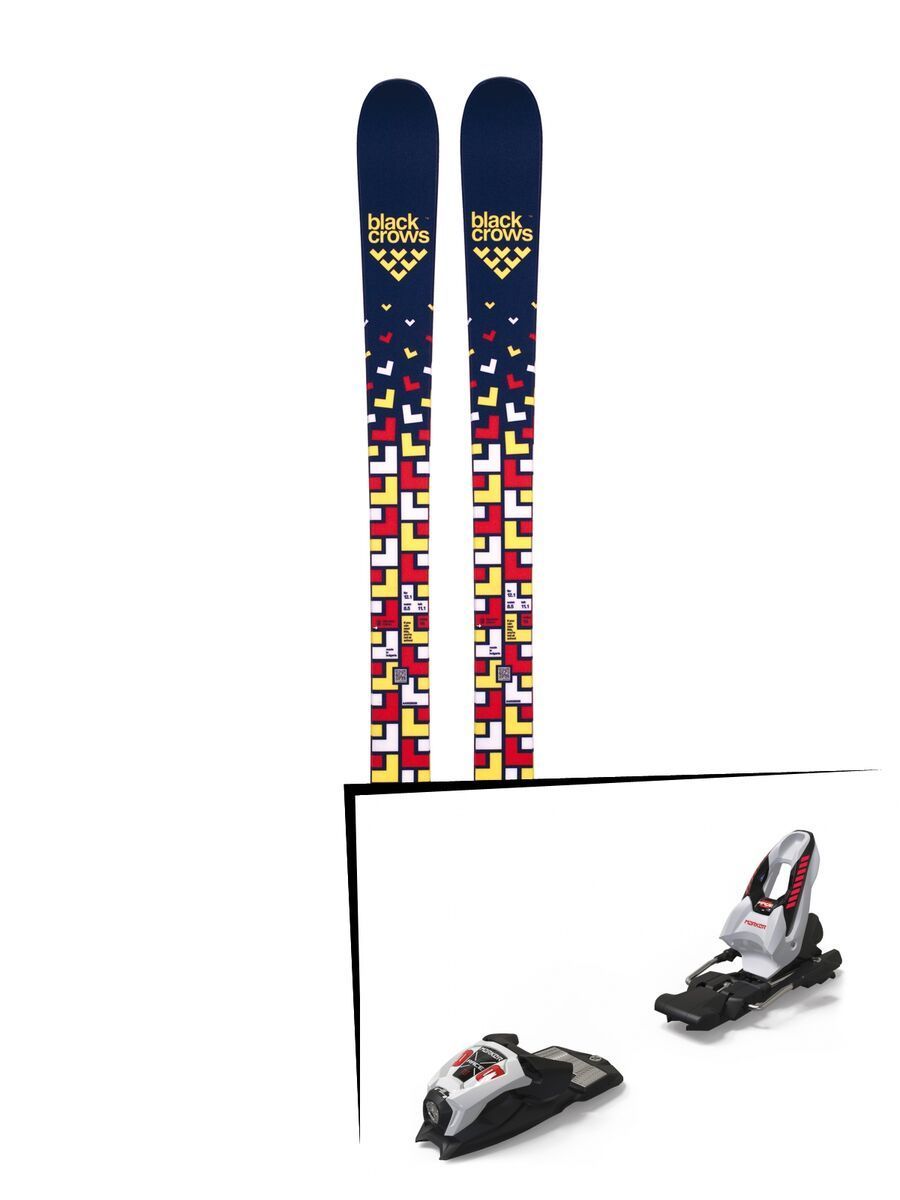 Set: Black Crows Junius 2018 + Marker Race Junior 8 white/black/red - Bild 1