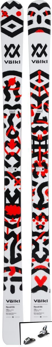 Set: Völkl Revolt 86 2019 + Marker Free 8 black/white - Bild 1