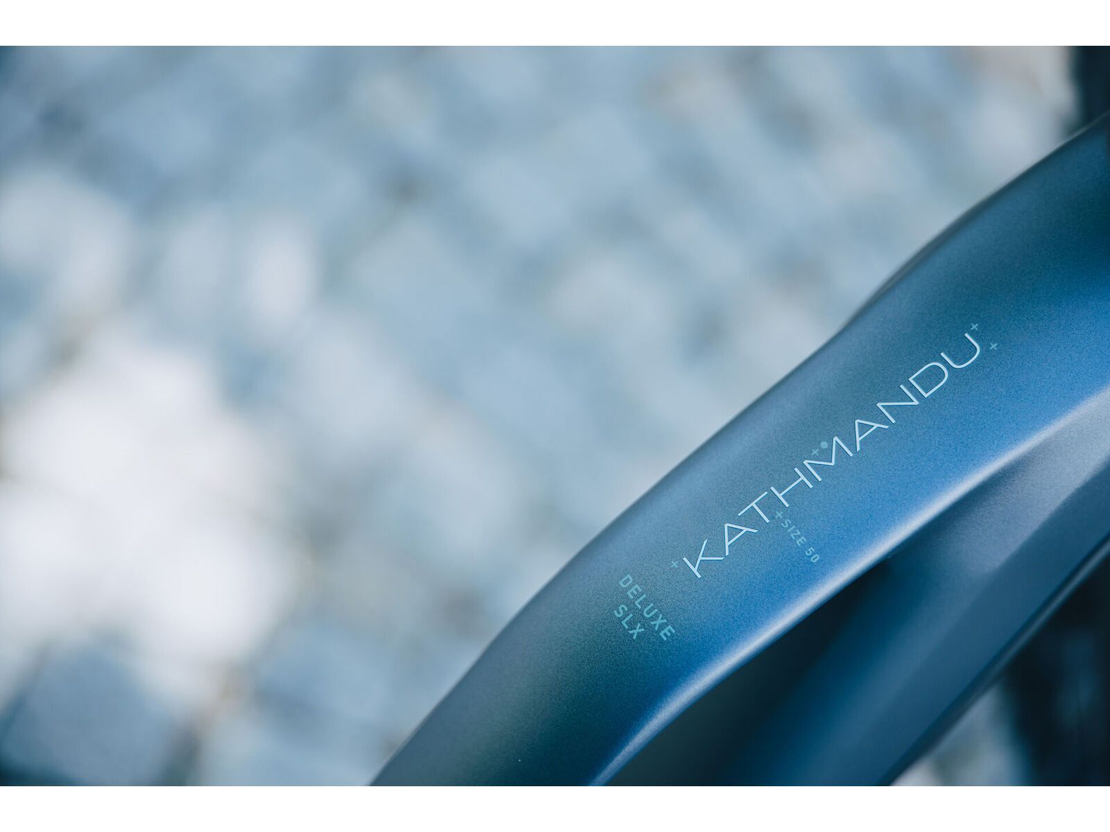 Cube Kathmandu Hybrid Deluxe SLX 800 Trapeze, mineralblue´n´blue - Bild 17