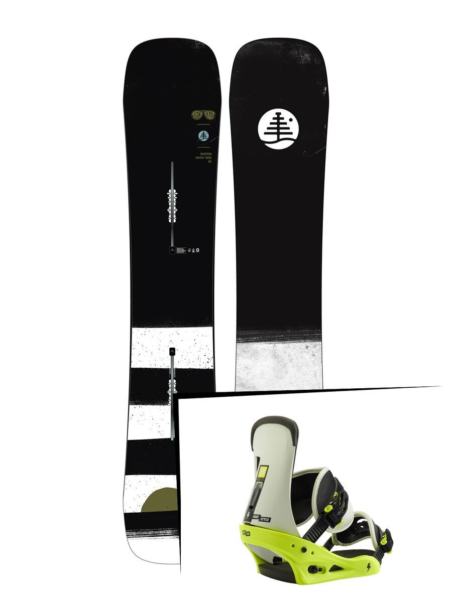 Set: Burton Family Tree Trick Pilot 2019 + Burton Freestyle mtn dude green - Bild 1