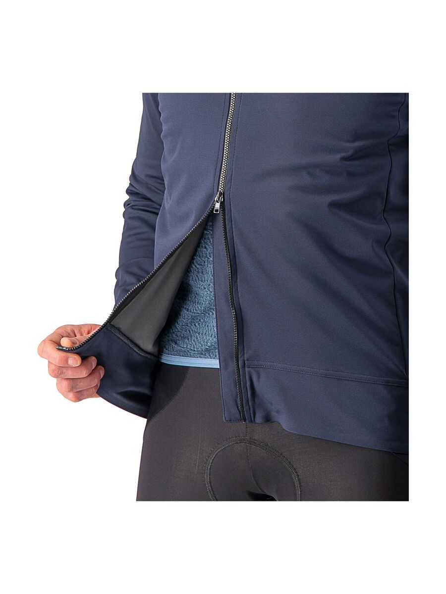 Castelli Alpha Ultimate Insulated Jacke, savile blue/silver reflex-steel blue - Bild 8