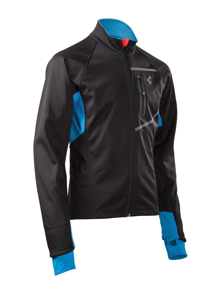 Cube Teamline Softshell Jacke, black´n´blue - Bild 1