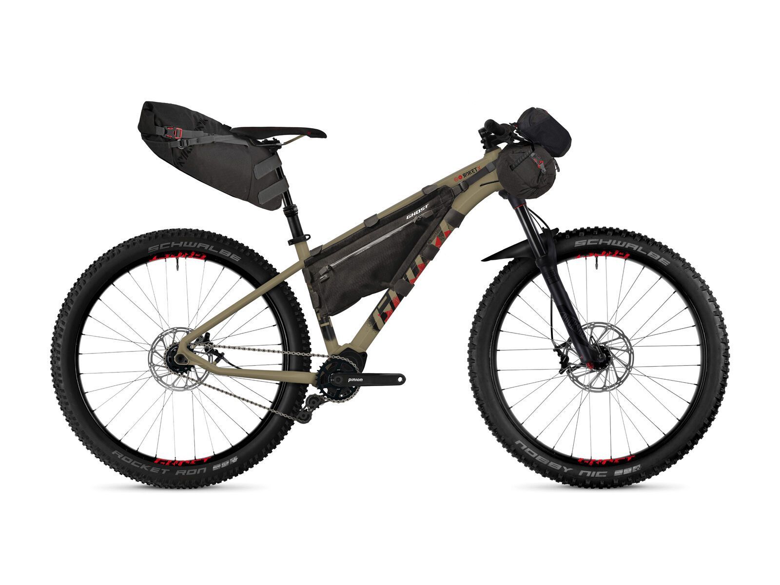 Ghost Roket X 8.7+ AL, tan/night black/riot red - Bild 1