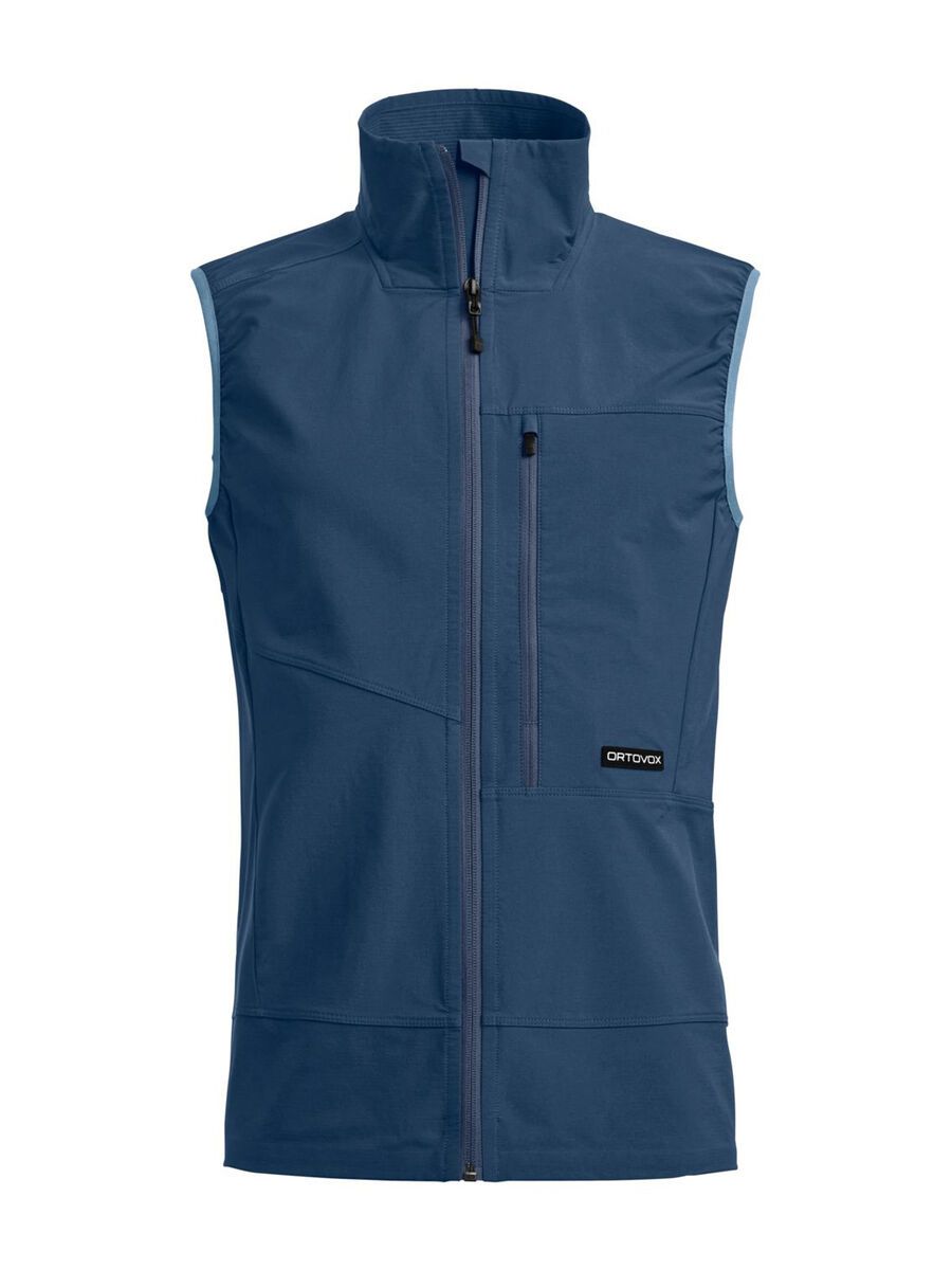 Ortovox Venet Softshell Vest M, blue nunatak - Bild 1