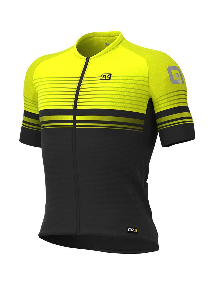 Ale Slide Jersey, black-fluo yellow - Bild 1