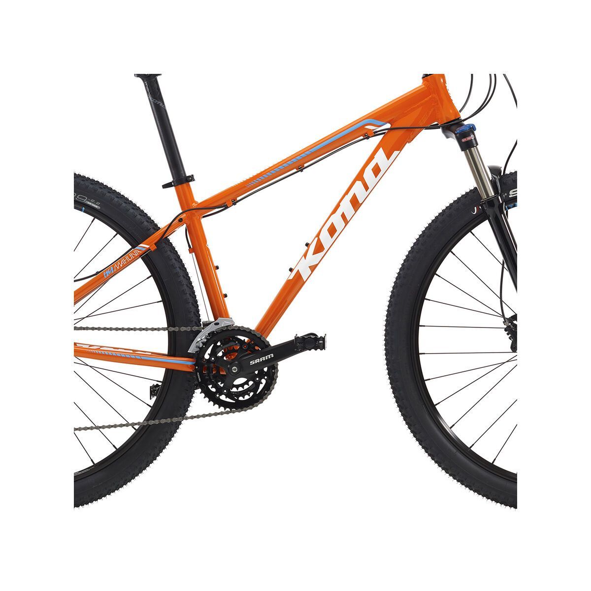 Kona Mahuna, gloss orange w/ white & cyan decals - Bild 3
