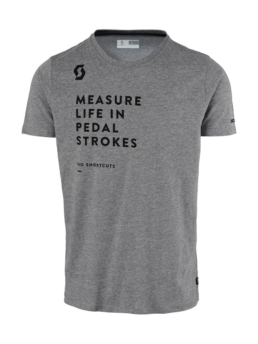 Scott 10 No Shortcuts S/SL Tee, heather grey - Bild 1