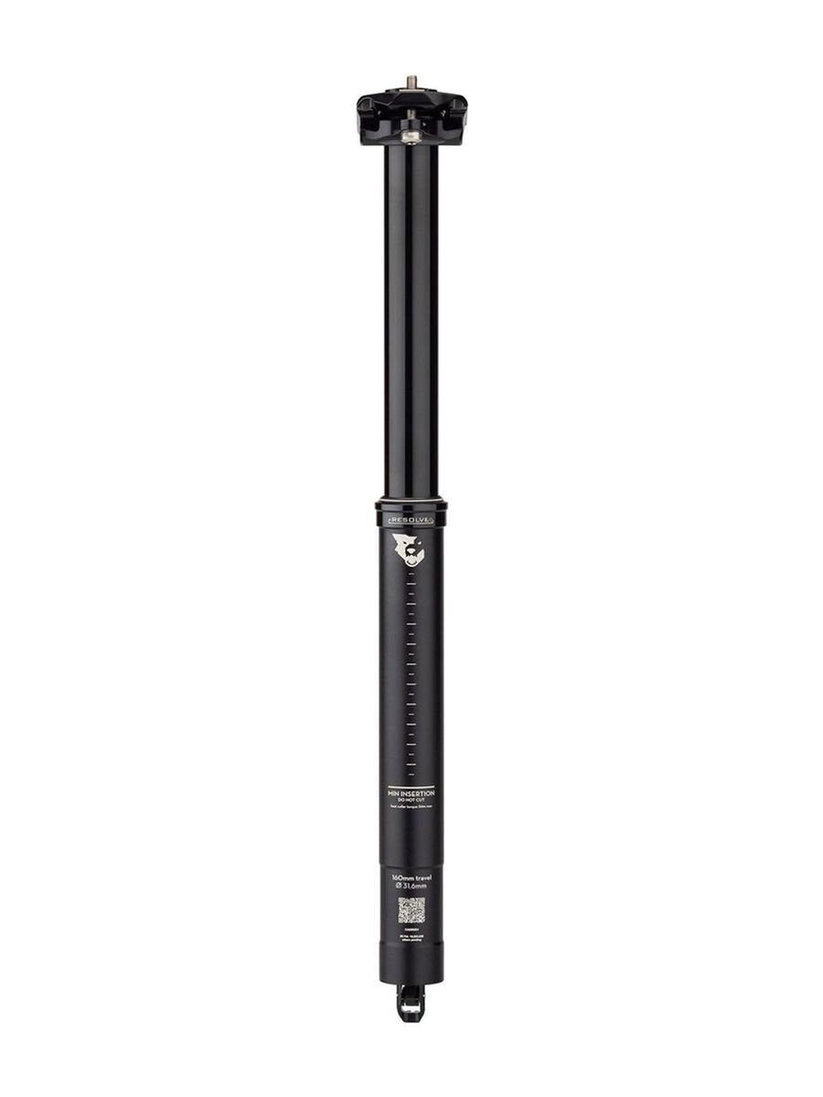 Wolf Tooth Resolve Dropper Post - 31,6 / 160 mm, black - Bild 1