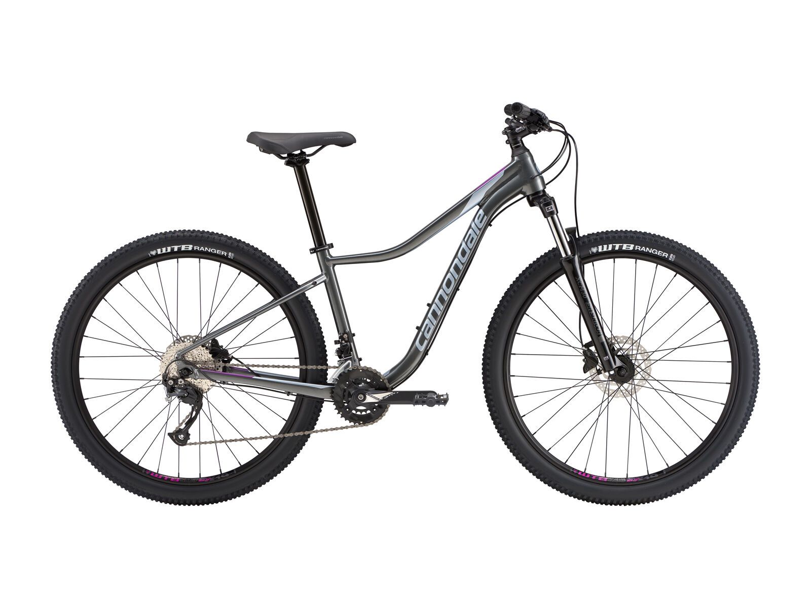 Cannondale Trail Women's 4 - 27.5, charcoal w/ stingray and deep purple - gloss - Bild 1