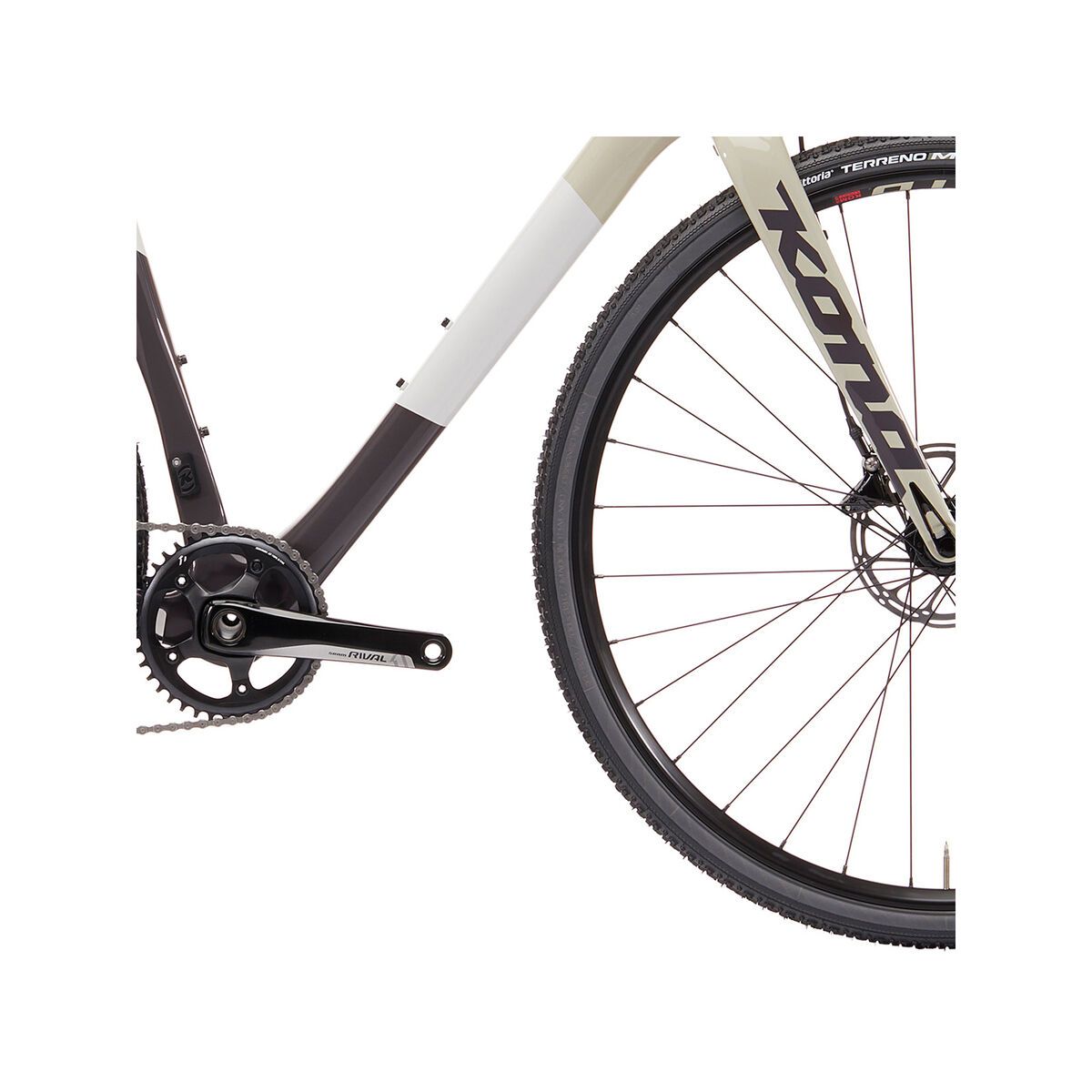 Kona Major Jake, gloss charcoal, cream, & desert tan w/ charcoal & lipstick decals - Bild 4