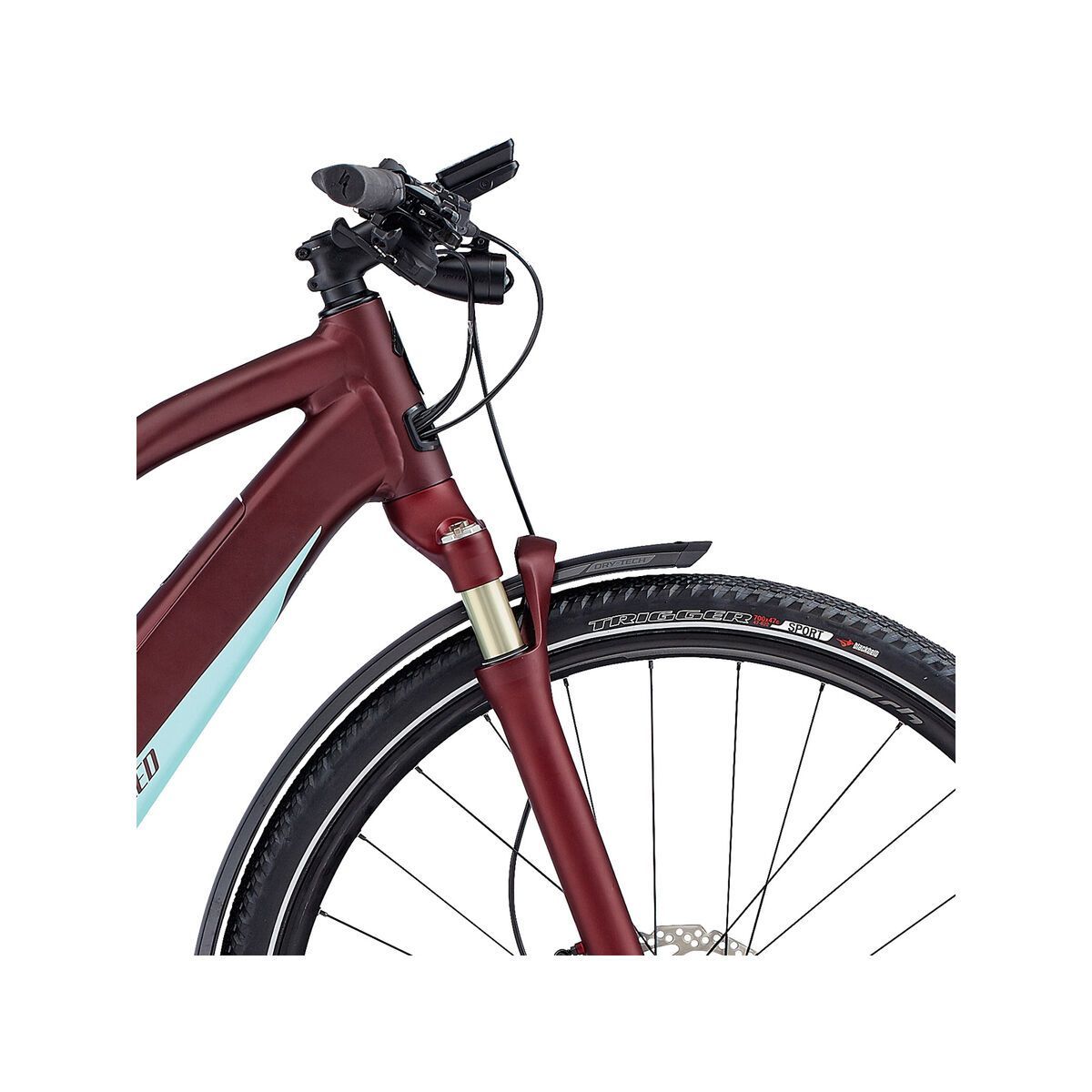 Specialized Women’s Turbo Vado 3.0, satin maroon/light turquoise - Bild 5