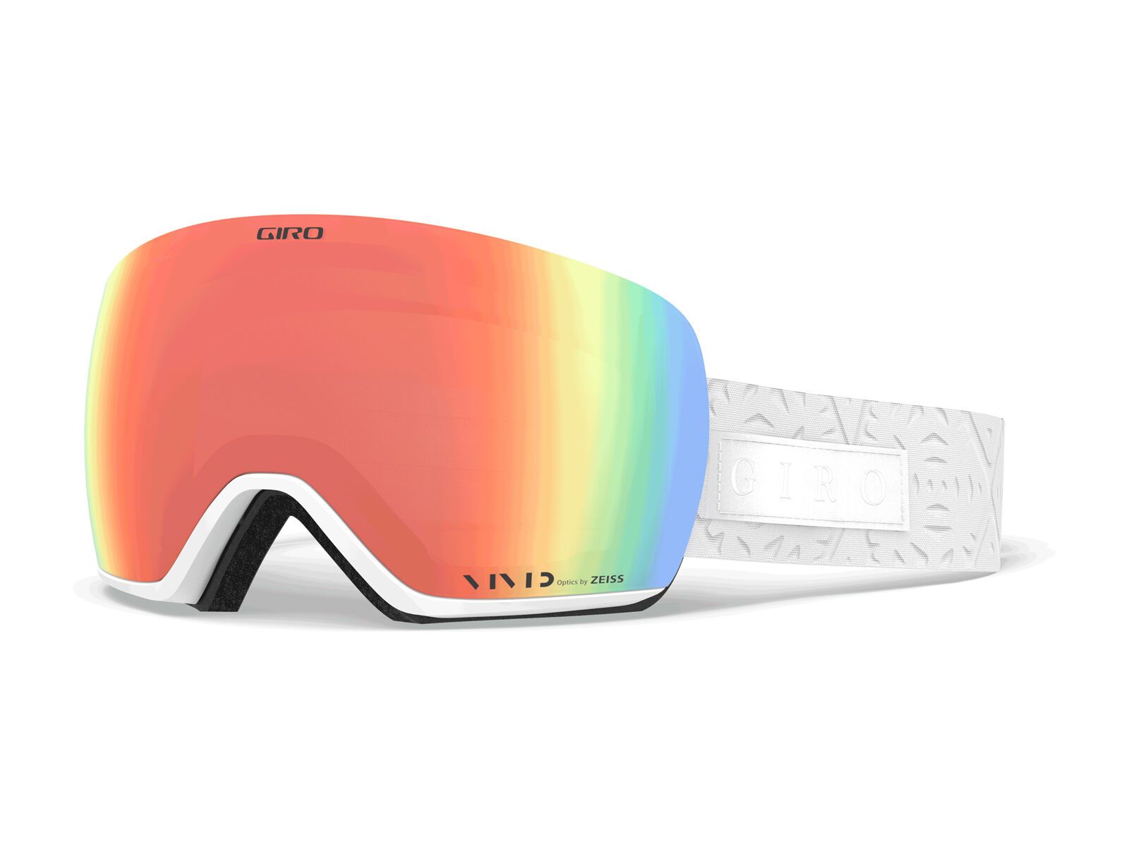 Giro Lusi inkl. WS, white flake/Lens: vivid pink/vivid infrared - Bild 1