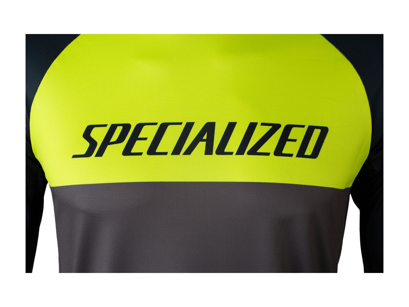 Specialized Demo Pro Longsleeve Jersey, hyper green/charcoal block - Bild 7