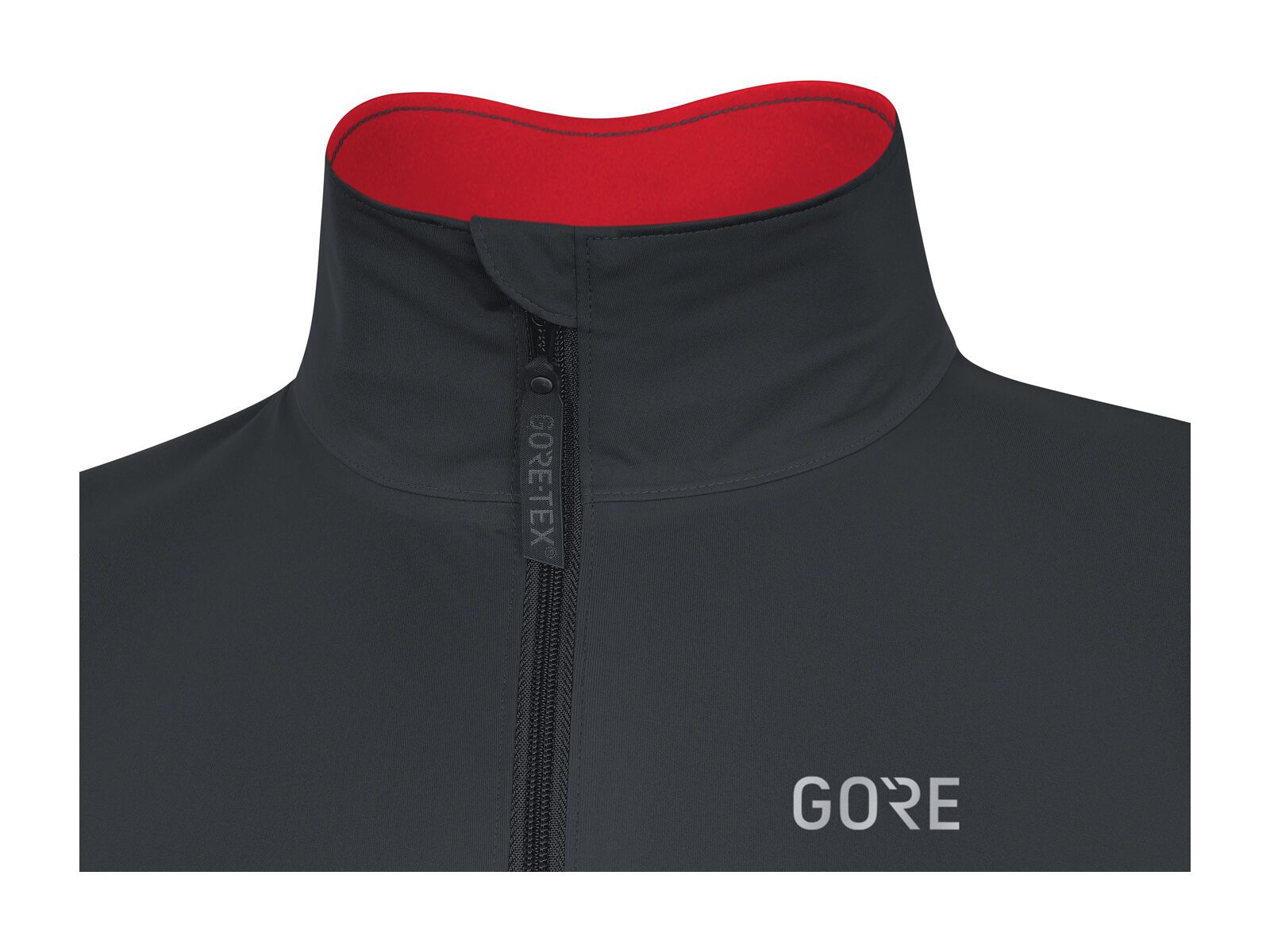 GOREWEAR C5 Gore-Tex Active Jacke, black/red - Bild 3