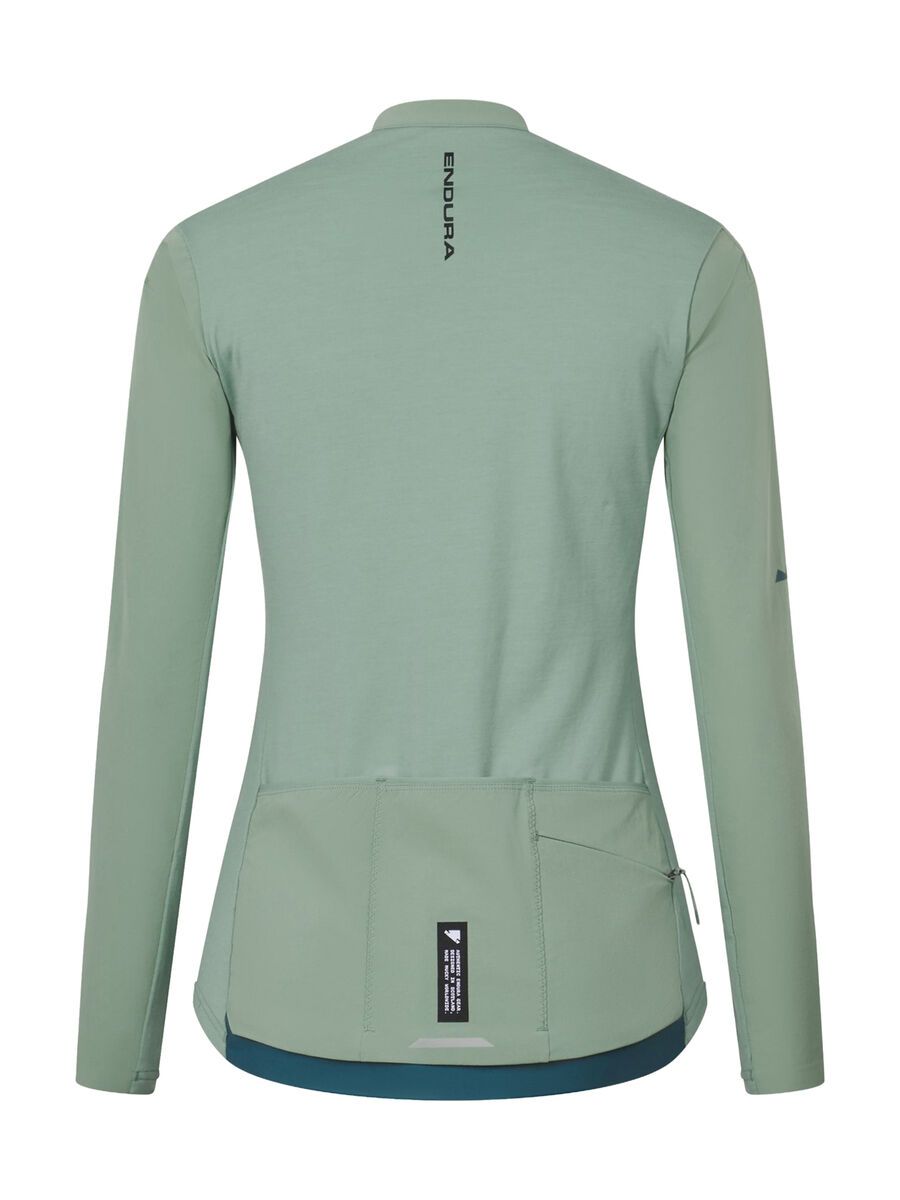 Endura Damen AllTrack Ride Langärmeliges Trikot, sage green - Bild 2