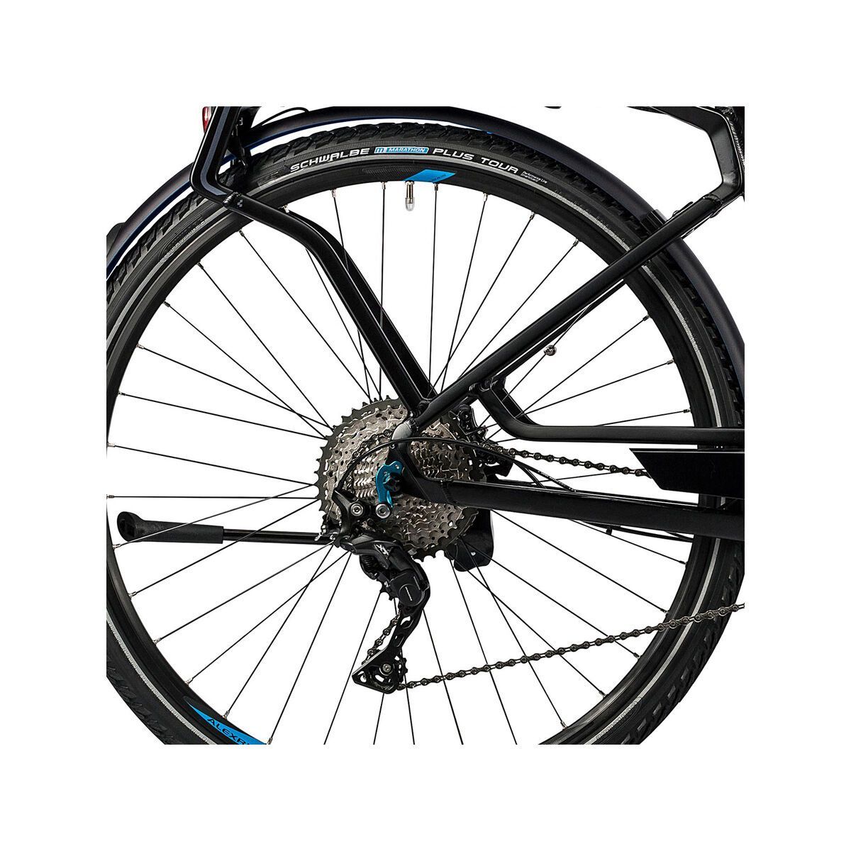 Cube Touring Hybrid EXC 500 Easy Entry, black´n´flashblue - Bild 4