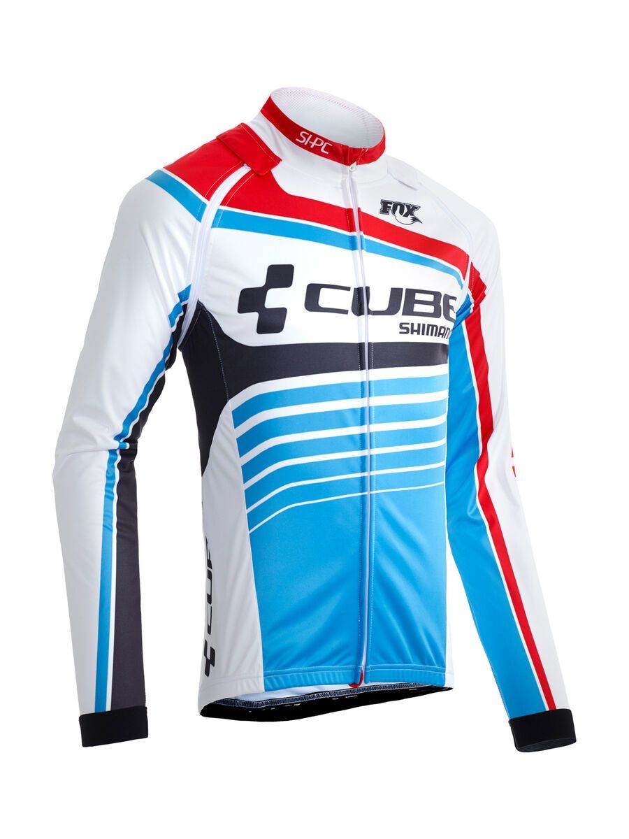 Cube Teamline Multifunktionsjacke, white´n´blue´n´red - Bild 1