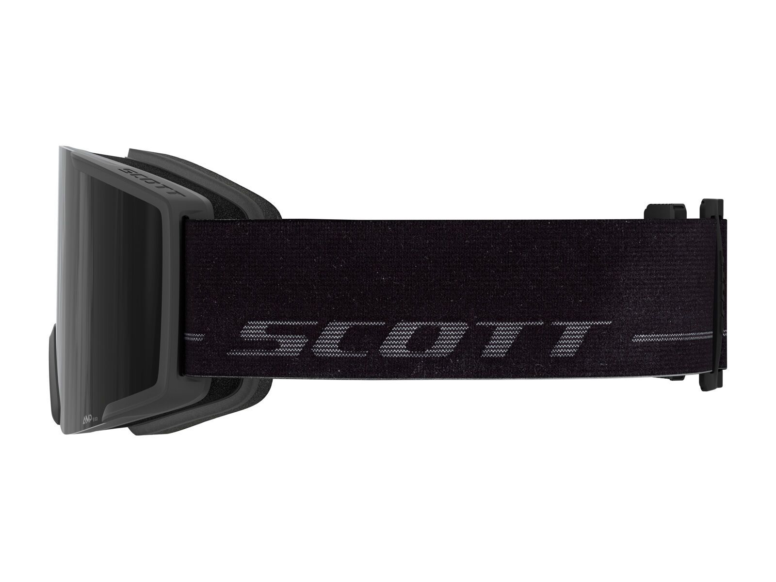 Scott Shield, AMP Black Chrome / black/fog grey - Bild 4