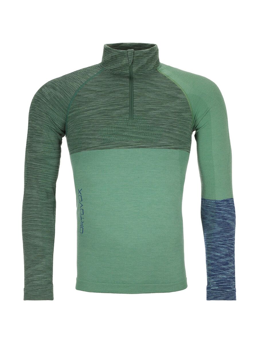 *** 2. Wahl *** Ortovox 230 Merino Competition Zip Neck M, green isar blend - Unterhemd | Größe M - Bild 1