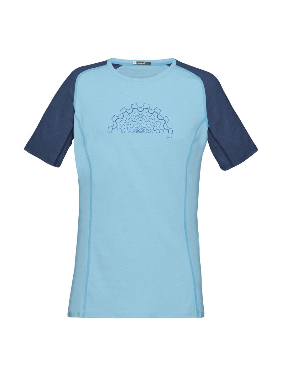 Norrona fjørå equaliser lightweight T-Shirt (W), indigo night/trick blue - Bild 1