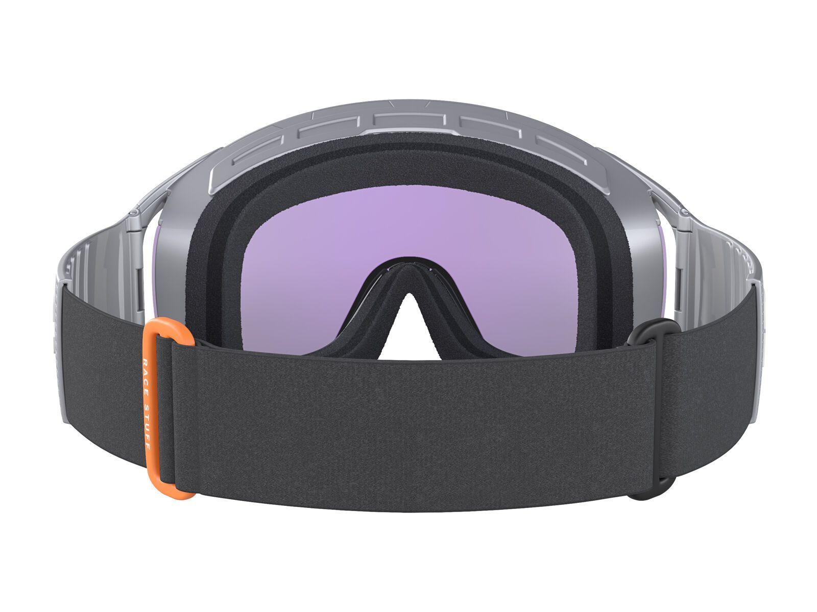 POC Zonula Race Clarity Hi. Int. Partly Sunny Blue, argent. silver/urani. black - Bild 4