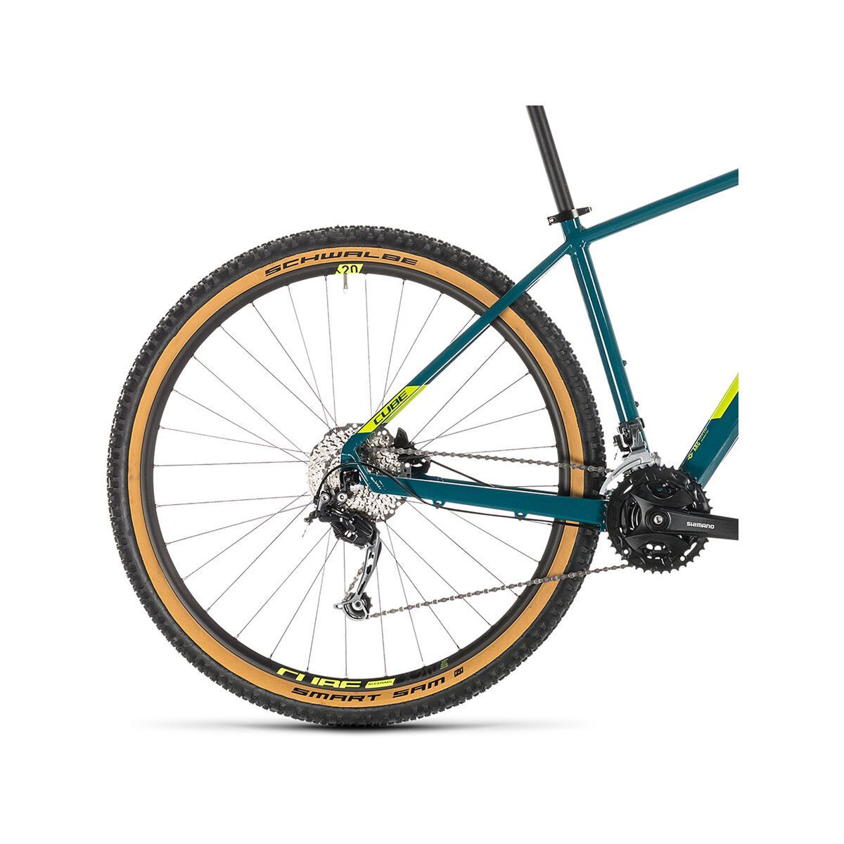 Cube Aim SL 27.5, pinetree´n´flashyellow - Bild 4