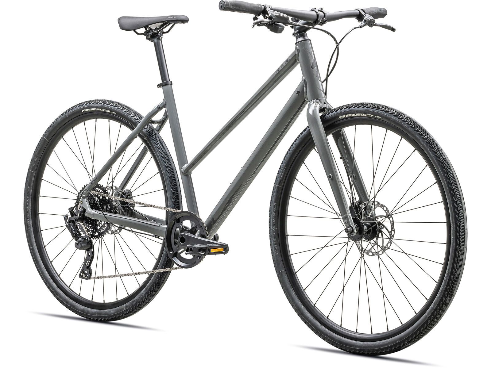 Specialized Sirrus X 3.0 Step-Through, gloss ashen grey/black liquid metal reflective - Bild 2