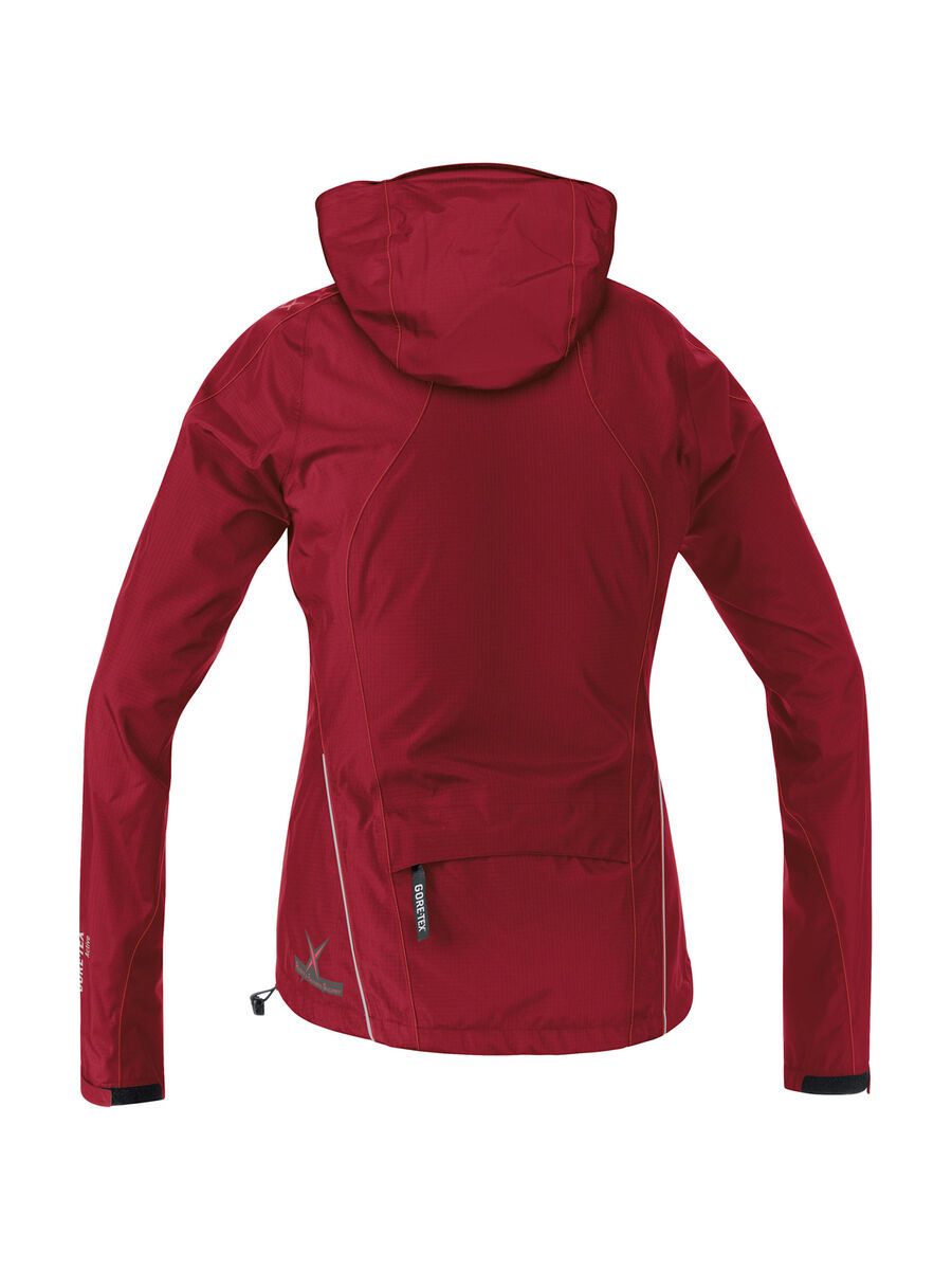 Gore Bike Wear Alp-X 2.0 Gore-Tex Active Lady Jacke, ruby red/lumi orange - Bild 6