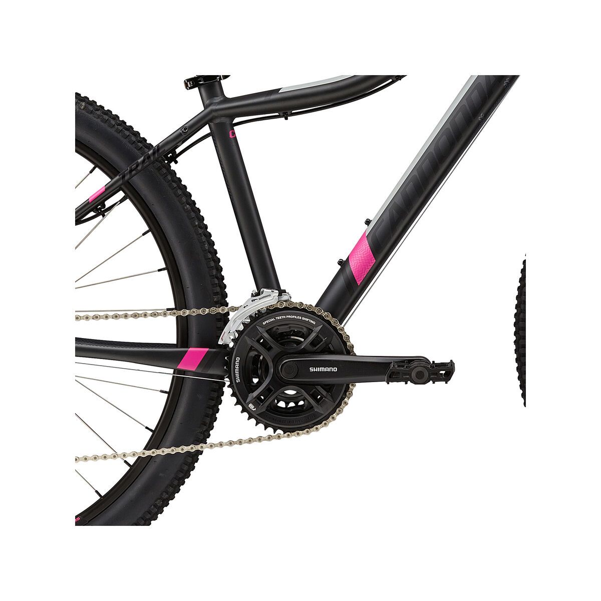 Cannondale Trail 27.5 Womens 6, nearly black with haute pink and jet black, matte - Bild 3