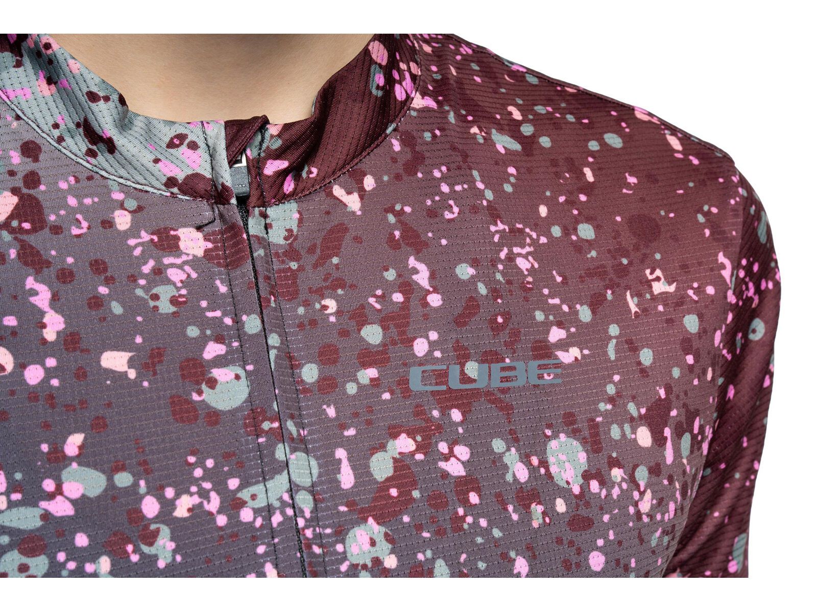 Cube WS Trikot CMPT Sprinkle kurzarm, green - Bild 3