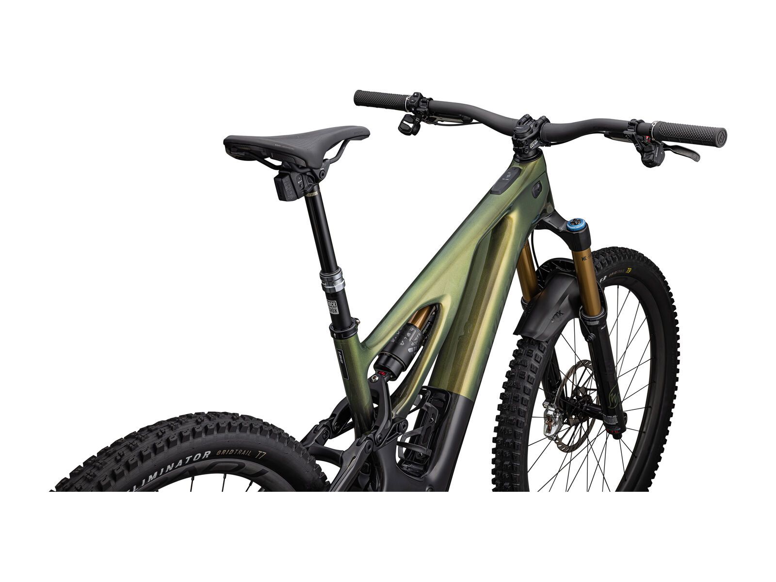 Specialized S-Works Turbo Levo G3 - SRAM XX Eagle Transmission, gold pearl over carbon carbon - Bild 4