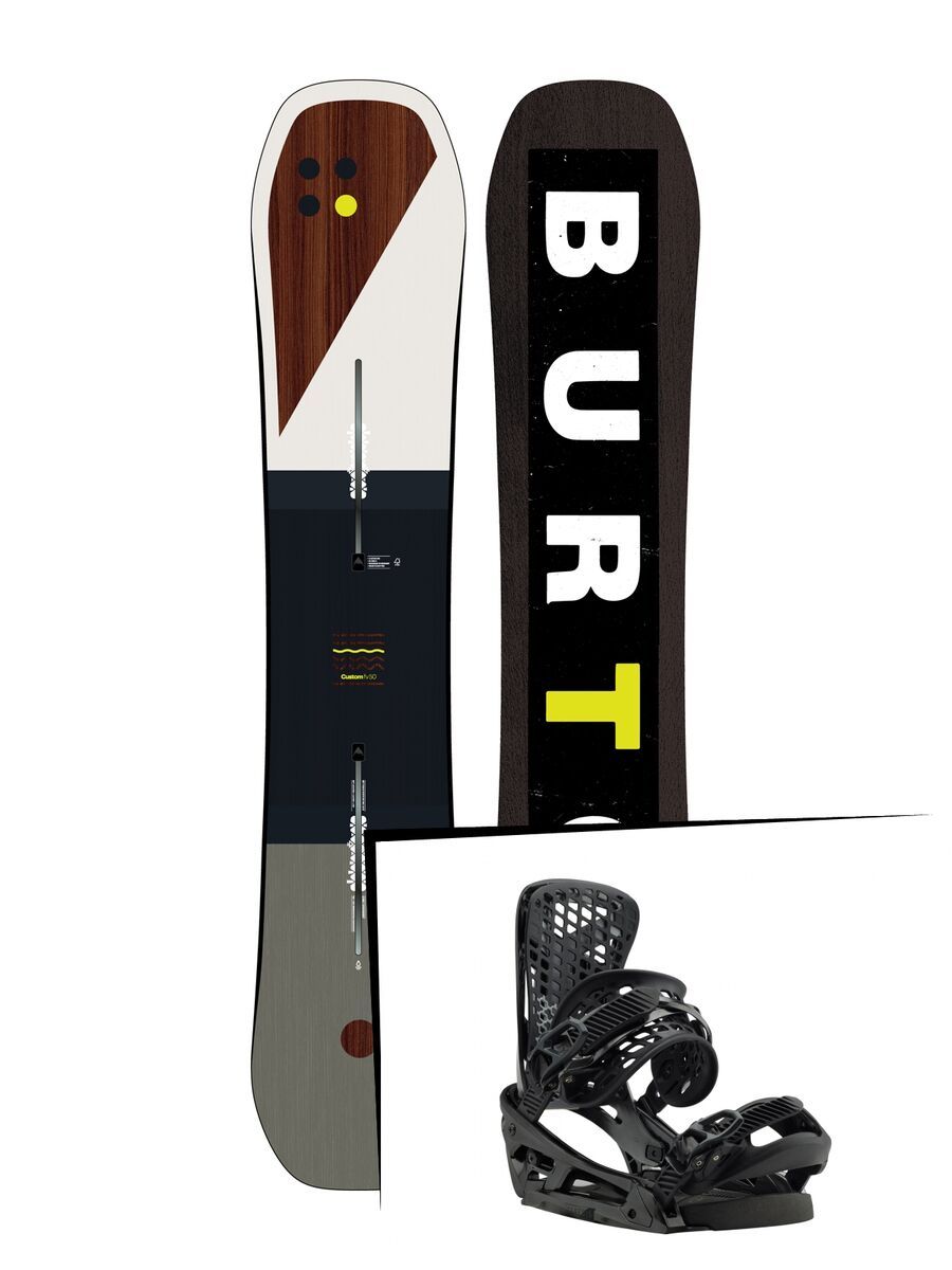 Set: Burton Custom Flying V 2019 +  Genesis EST (1930975S) - Bild 1