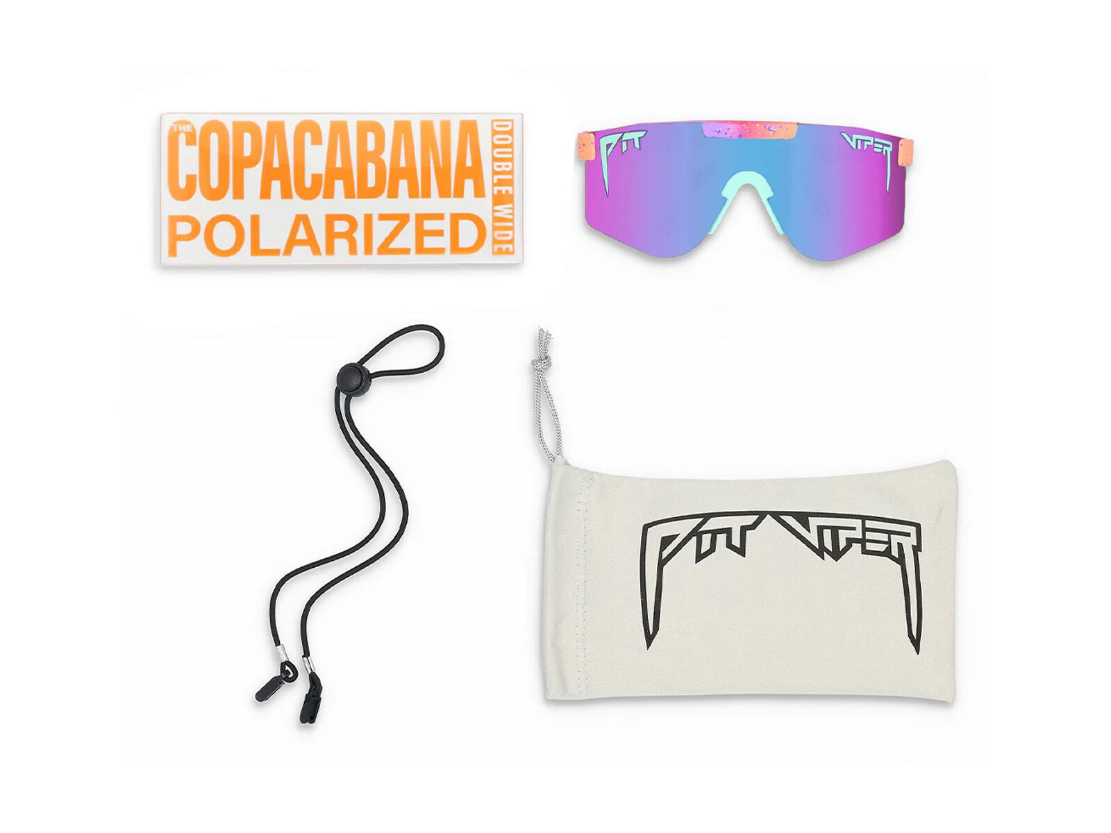 Pit Viper The Originals DW, The Copacabana Polarized / Blue/Purple Revo - Bild 3