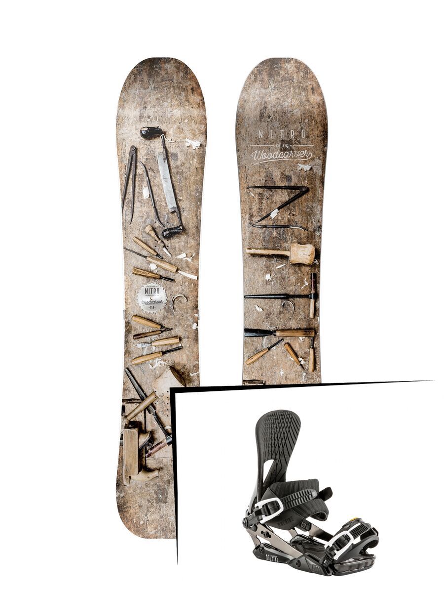Set: Nitro Woodcarver 2019 + Nitro Machine dark night - Bild 1