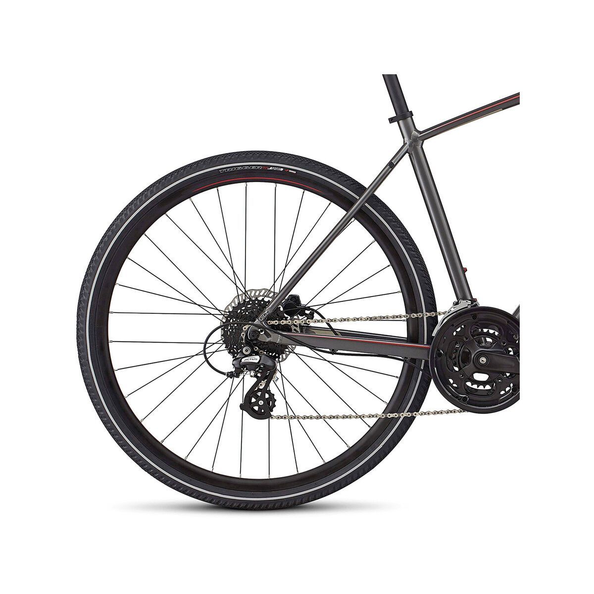 Specialized Crosstrail Disc, charcoal/candy red/titanium reflective - Bild 4