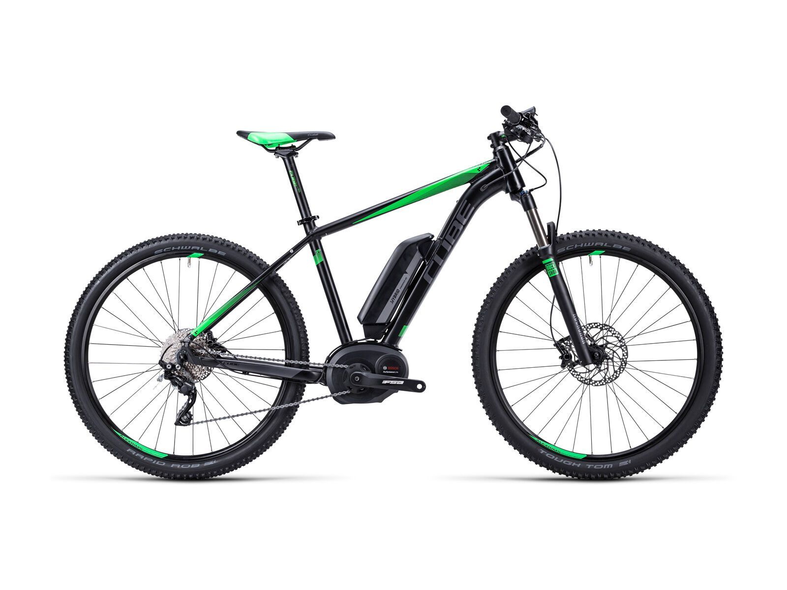Cube Reaction Hybrid HPA Race 27.5, black/grey/neongreen - Bild 1