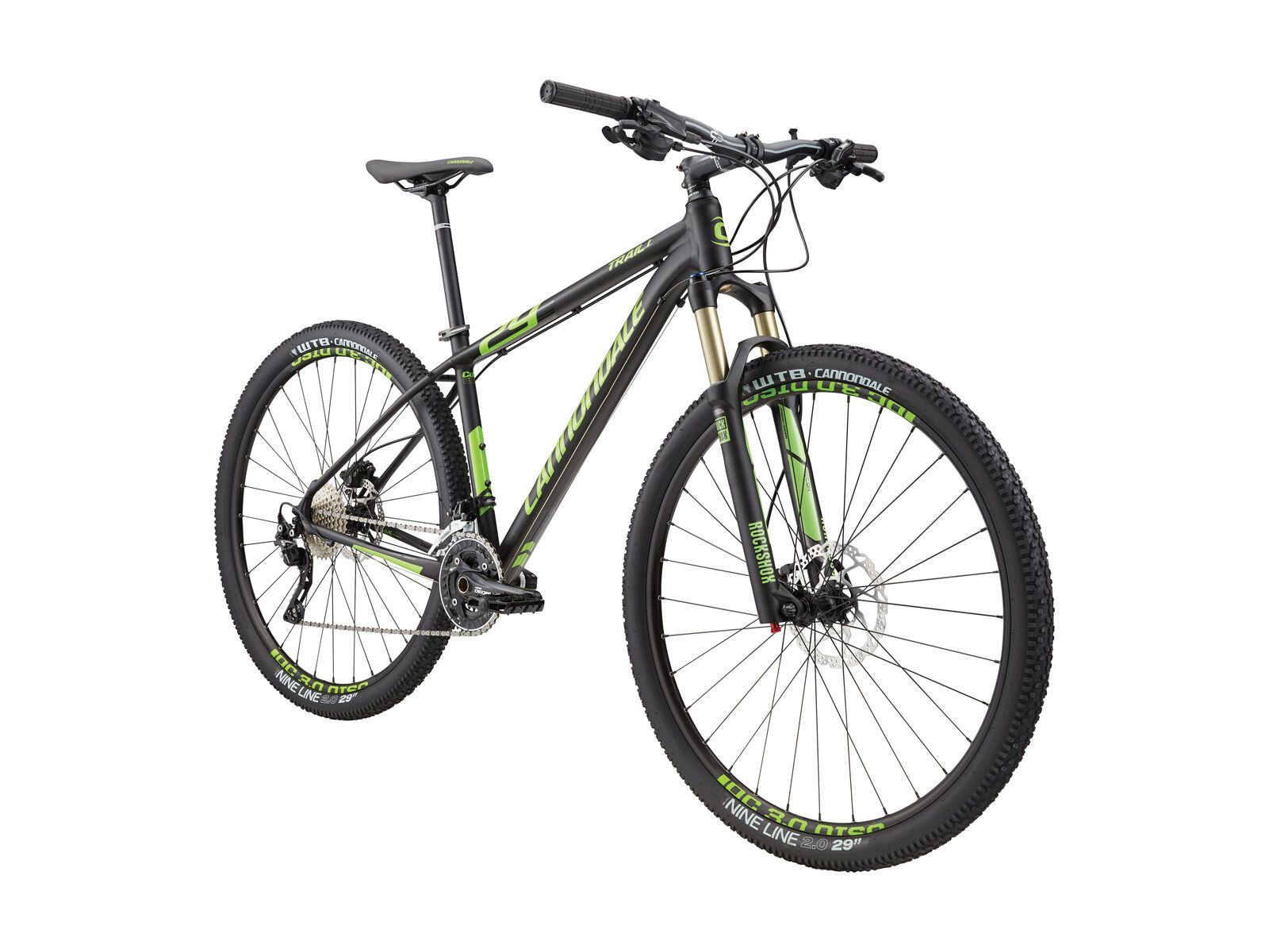 Cannondale Trail 1 29 black green BIKER BOARDER.DE