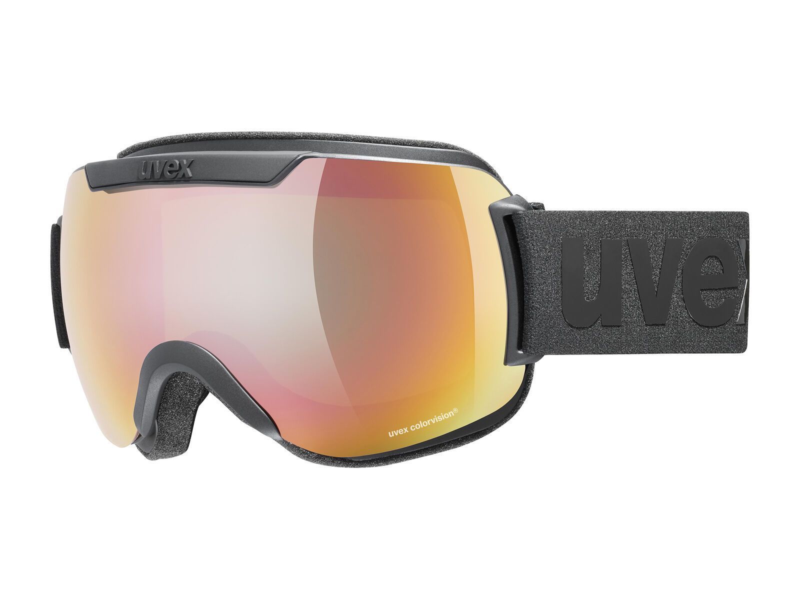 uvex downhill 2000 CV, black mat/Lens: mirror rose - Bild 1