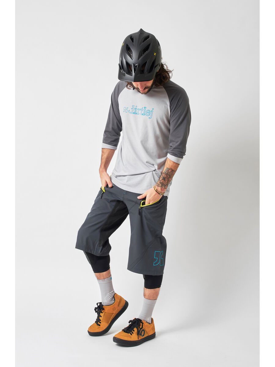 dirtlej Trailscout Waterproof Men, steelblue/lime - Bild 8