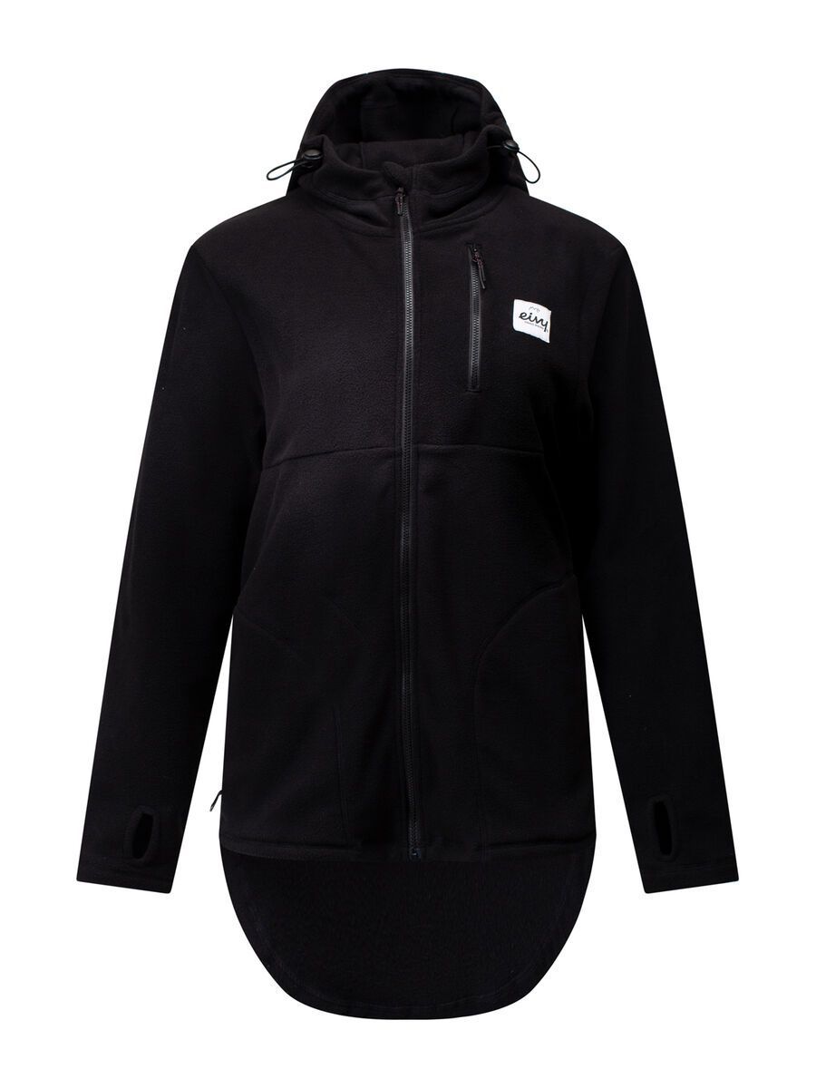 Eivy Techlight Ziphood Fleece, black - Bild 1