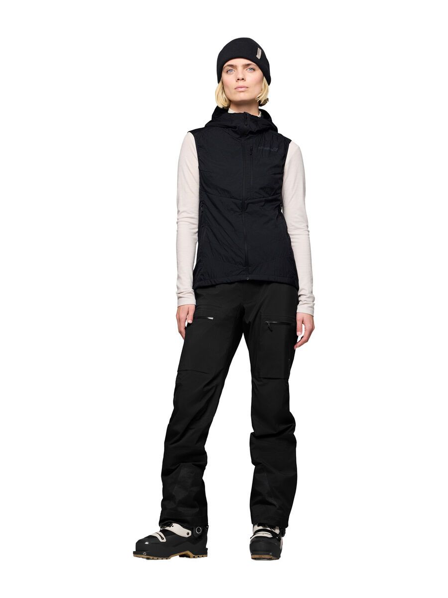 Norrona lyngen thermo100active Vest W's, caviar black - Bild 4
