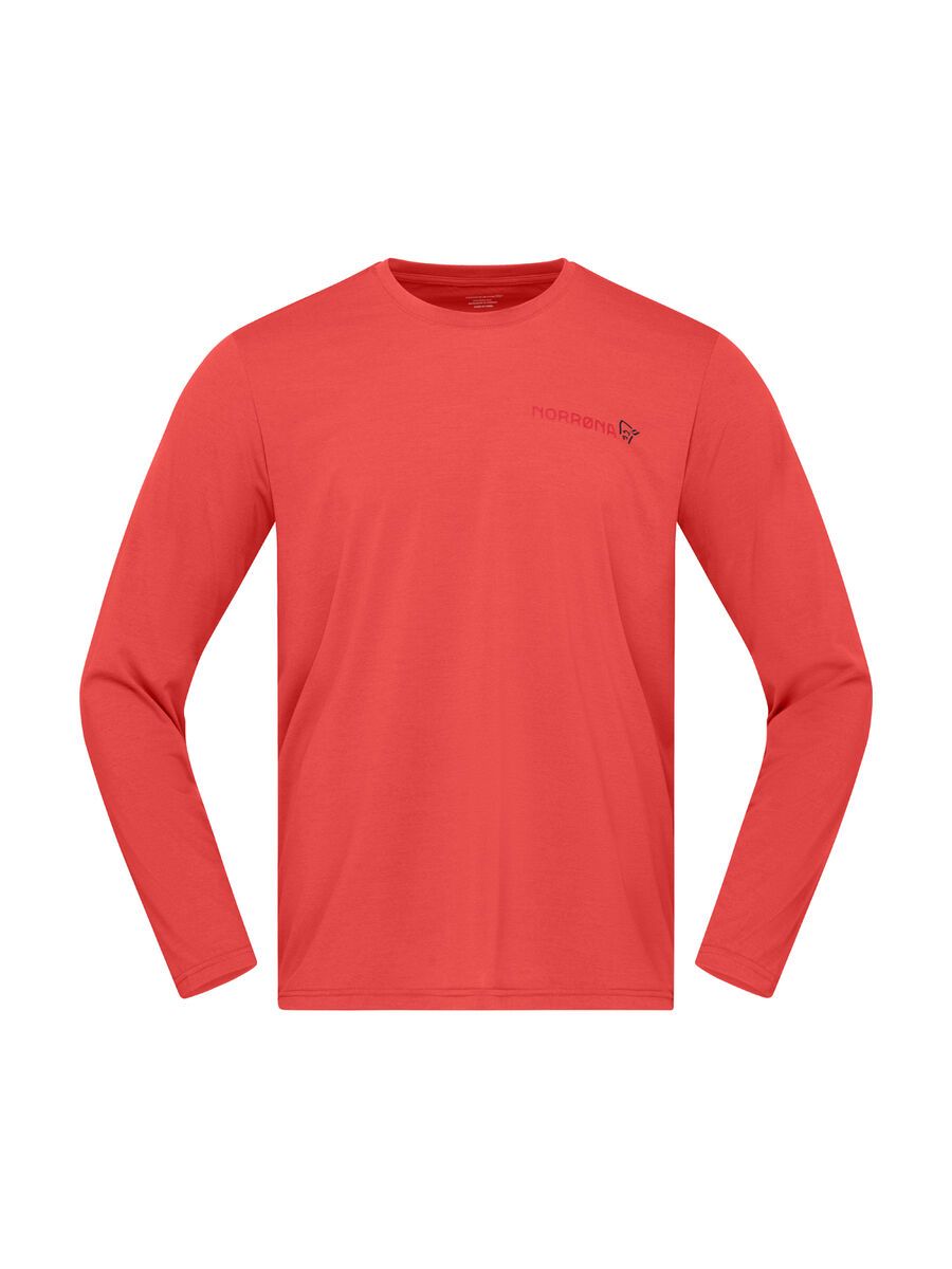 Norrona femund tech Long sleeve M's, paprika - Bild 1