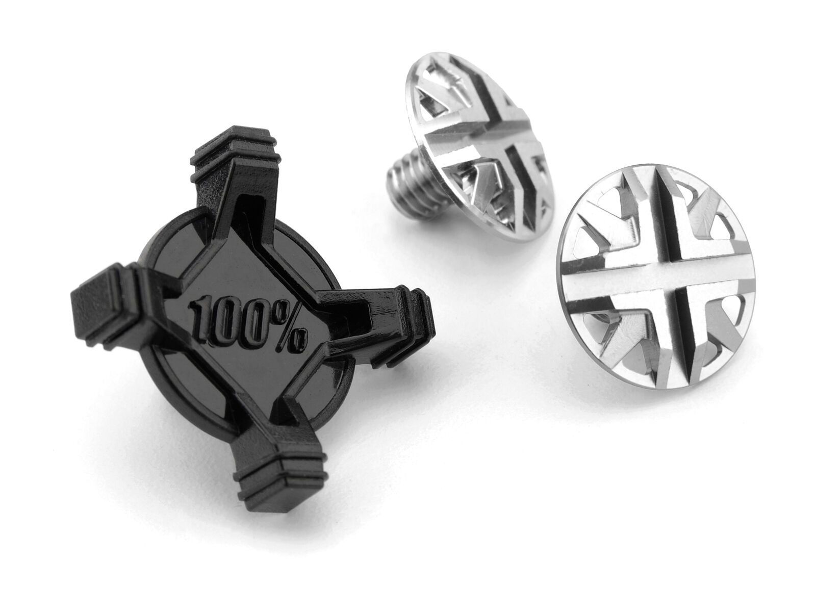 100% Aircraft Visor Screw Kit, silver - Bild 1