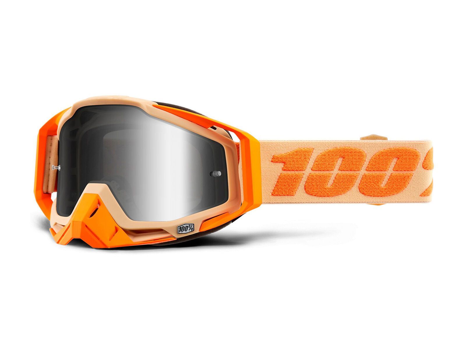 100% Racecraft, sahara/Lens: mirror silver - Bild 1